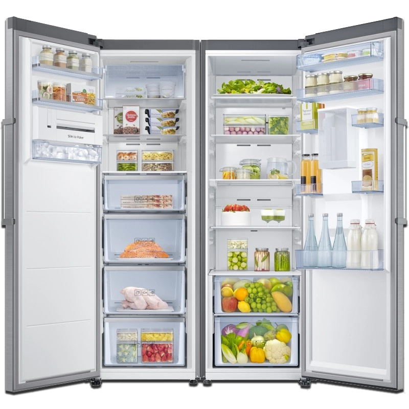 مزایای یخچال فریزر دوقلو 26 فوت سامسونگ مدل RR39M73107F و RZ32M71207F رنگ نقره ای