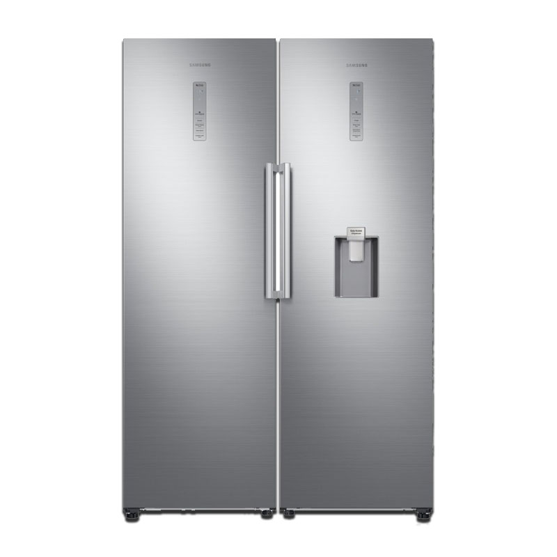 یخچال فریزر دوقلو سامسونگ RR39 و RZ32 رنگ نقره ای