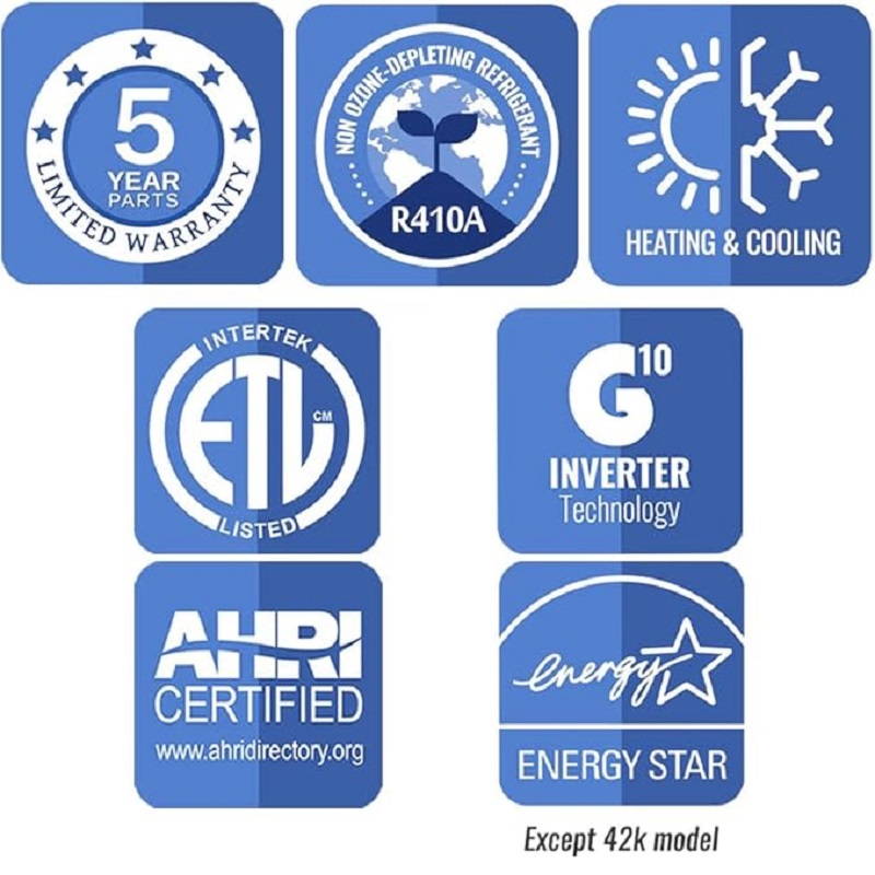 استاندارد های کولر گازی 18000 هزار گری IC Matic اینورتر