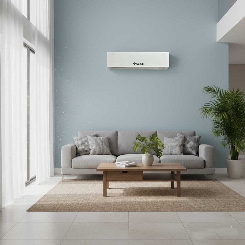 طراحی شیک کولر گازی 18000 هزار گری IC Matic اینورتر