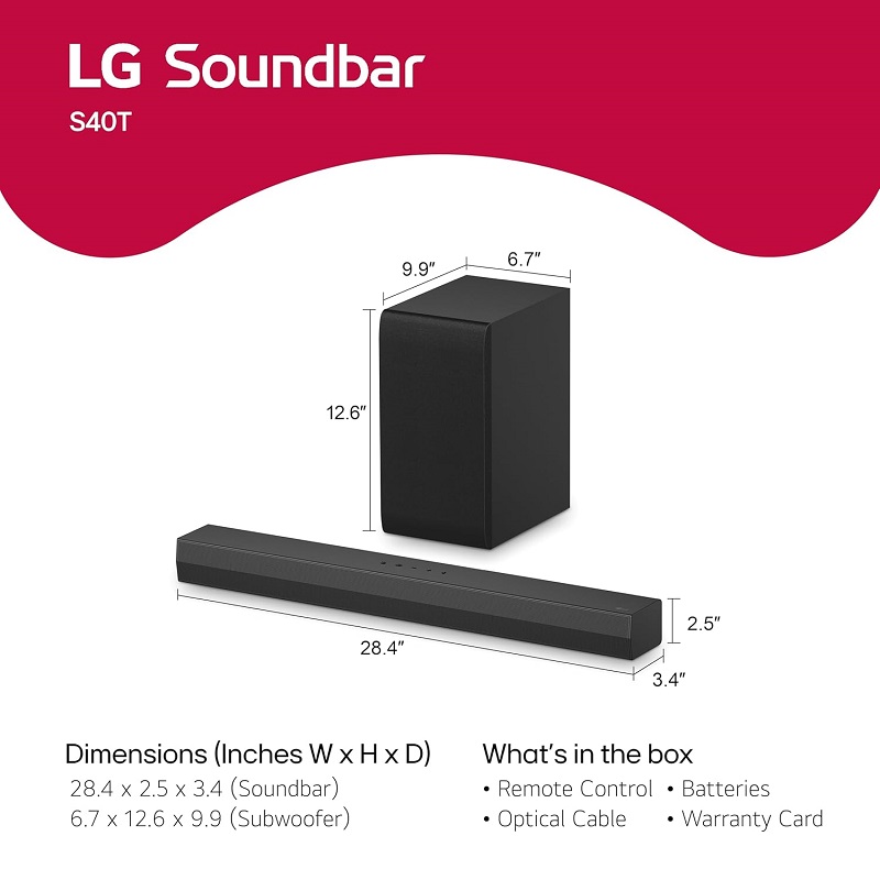 ساندبار الجی مدل LG S40T