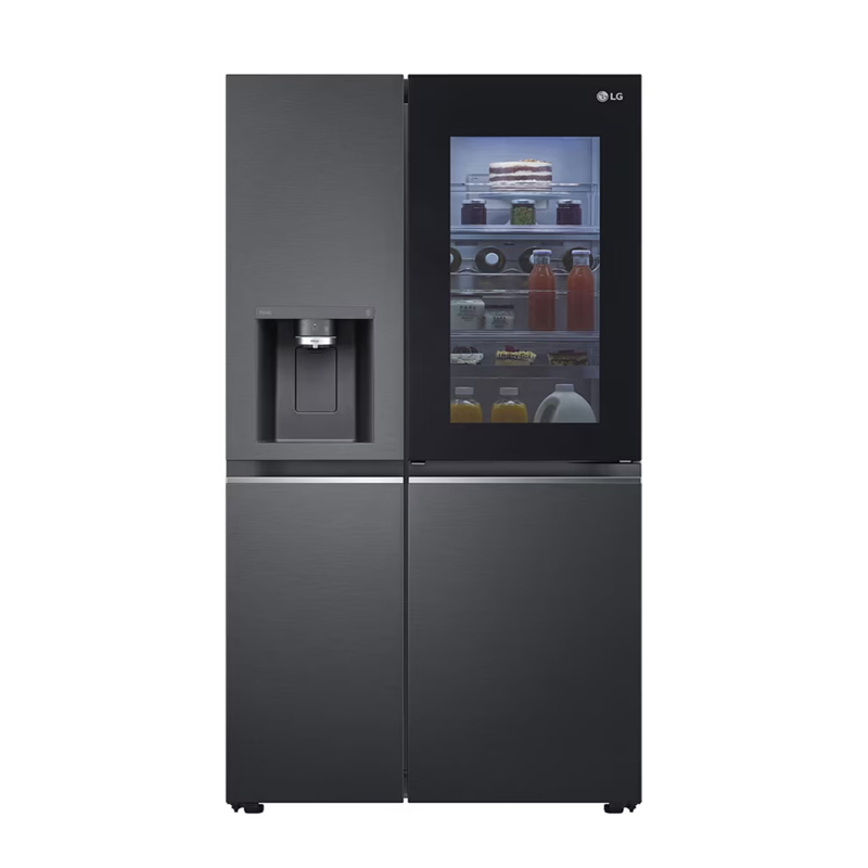 یخچال فریزر ساید بای ساید ال جی x267 رنگ دودی