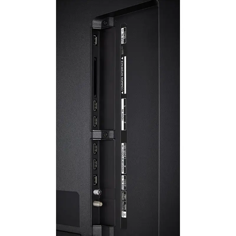 پورت های تلویزیون 4K QNED ال جی مدل QNED816 سایز 75 اینچ