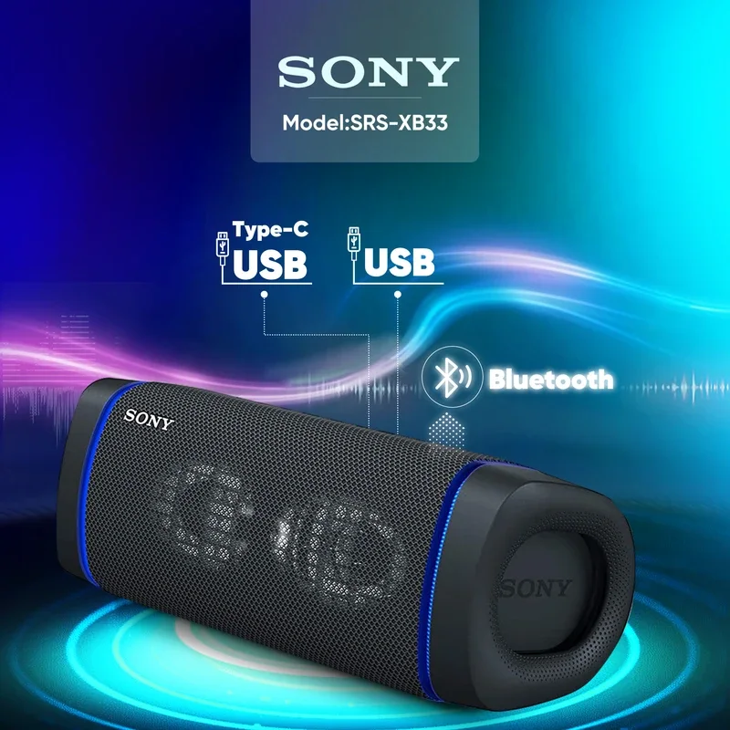 مزایای خرید اسپیکر بلوتوثی قابل حمل سونی مدل SRS-XB33