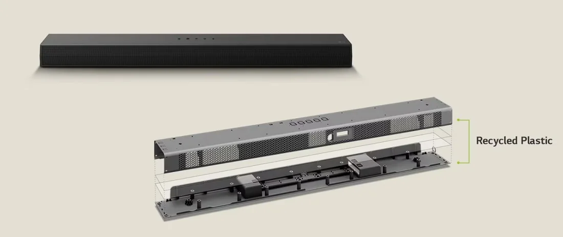 کیفیت ساخت ساندبار الجی مدل LG S40T
