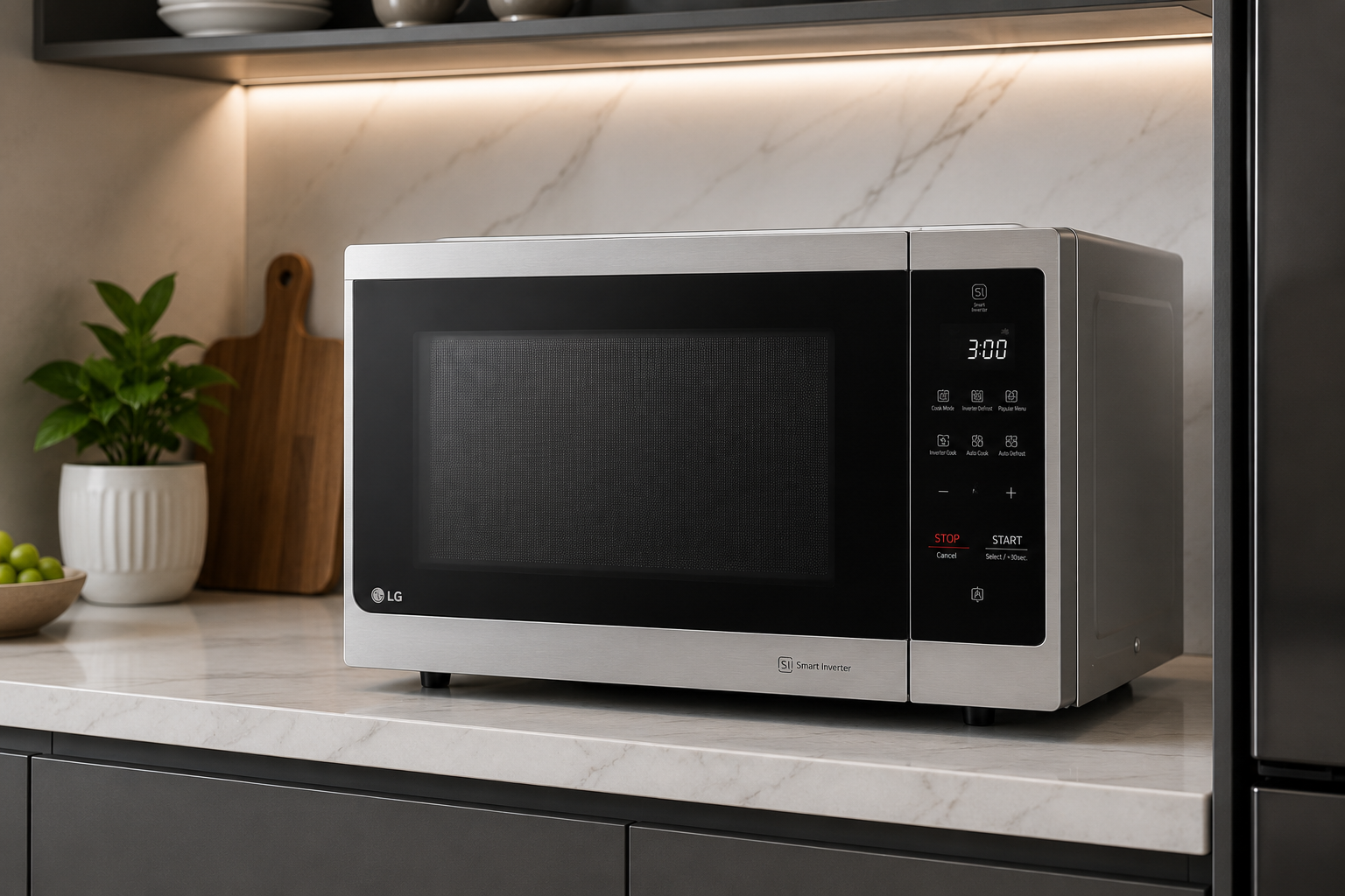 مایکروویو ال جی مدل MS4295CIS رنگ سیلور ظرفیت 42 لیتر